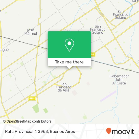 Ruta Provincial 4 3963 map