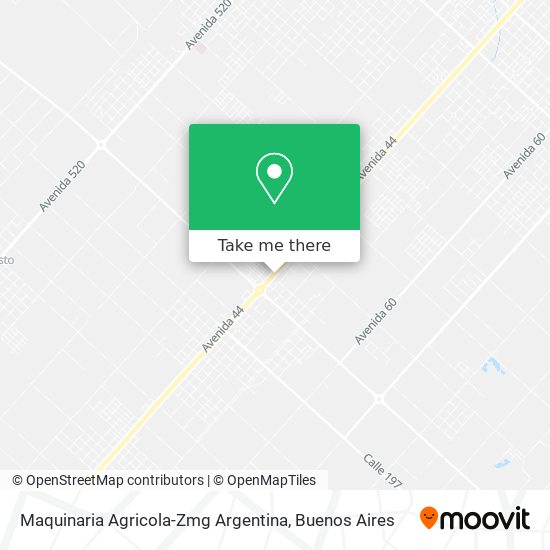 Maquinaria Agricola-Zmg Argentina map