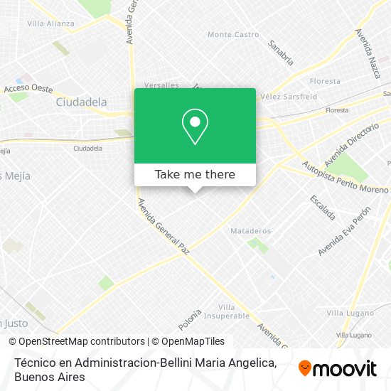 Mapa de Técnico en Administracion-Bellini Maria Angelica