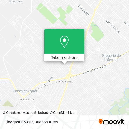 Tinogasta 5379 map