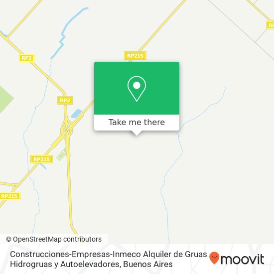 Construcciones-Empresas-Inmeco Alquiler de Gruas Hidrogruas y Autoelevadores map