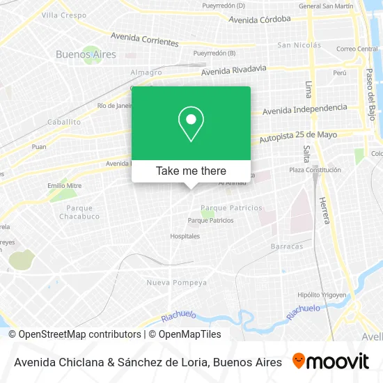 Avenida Chiclana & Sánchez de Loria map