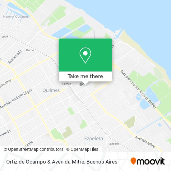 Mapa de Ortiz de Ocampo & Avenida Mitre