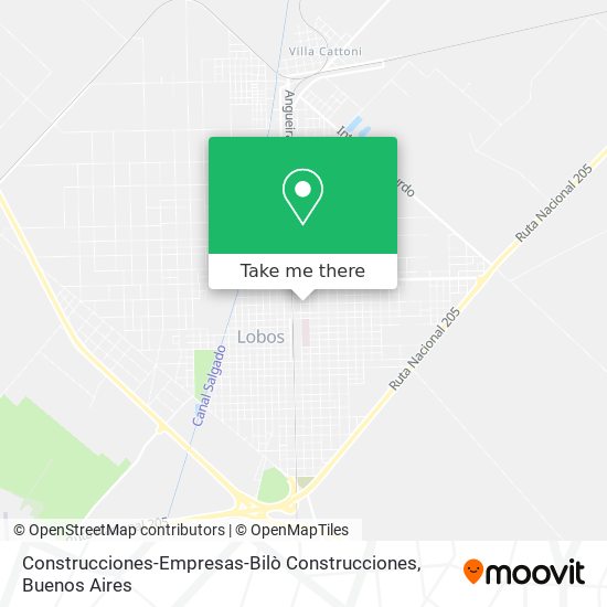 Construcciones-Empresas-Bilò Construcciones map