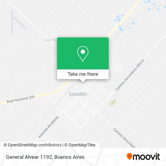 General Alvear 1192 map