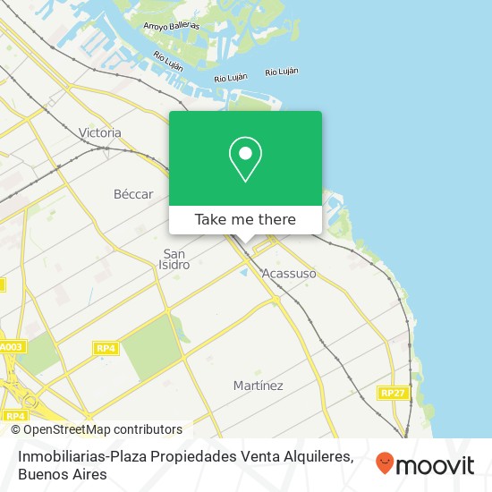 Mapa de Inmobiliarias-Plaza Propiedades Venta Alquileres