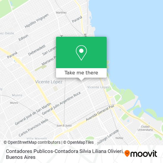 Contadores Publicos-Contadora Silvia Liliana Olivieri map