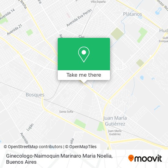 Ginecologo-Naimoquin Marinaro Maria Noelia map