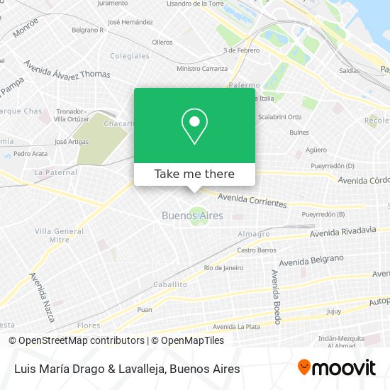 Mapa de Luis María Drago & Lavalleja