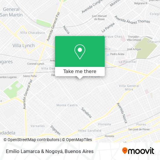 Mapa de Emilio Lamarca & Nogoyá