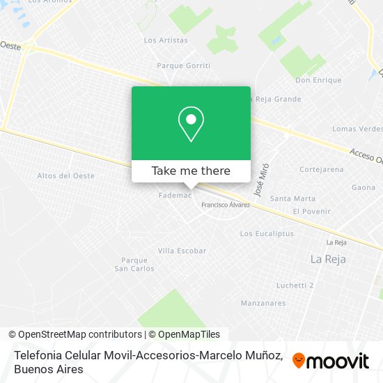 Telefonia Celular Movil-Accesorios-Marcelo Muñoz map