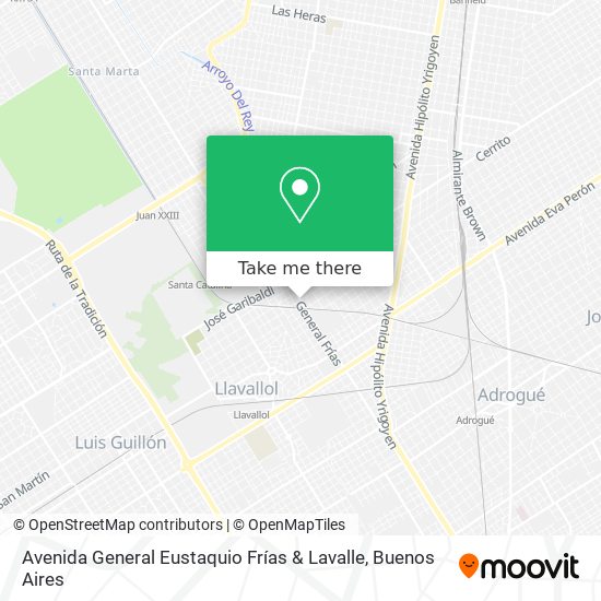 Avenida General Eustaquio Frías & Lavalle map