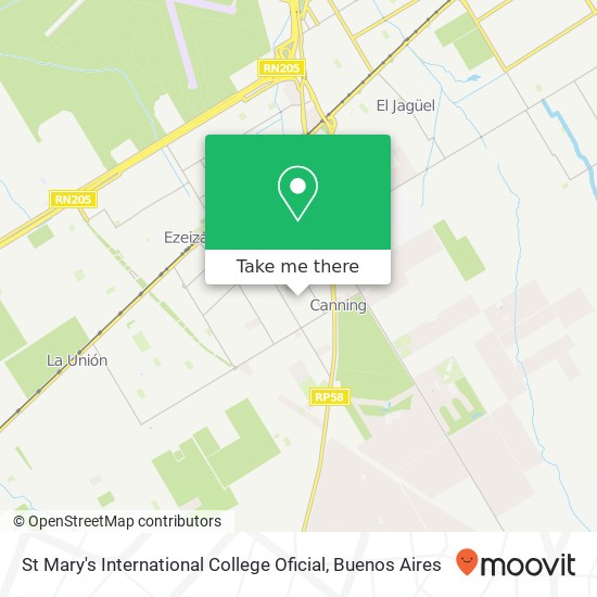 St Mary's International College Oficial map