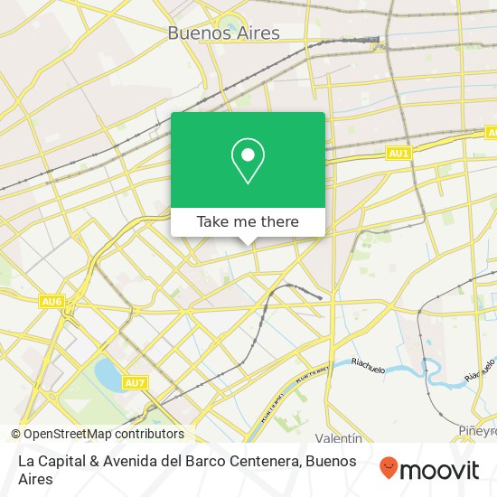 La Capital & Avenida del Barco Centenera map
