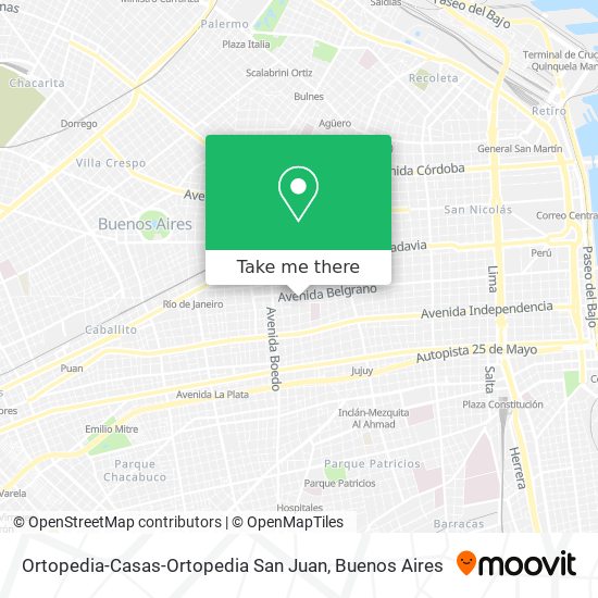 Mapa de Ortopedia-Casas-Ortopedia San Juan