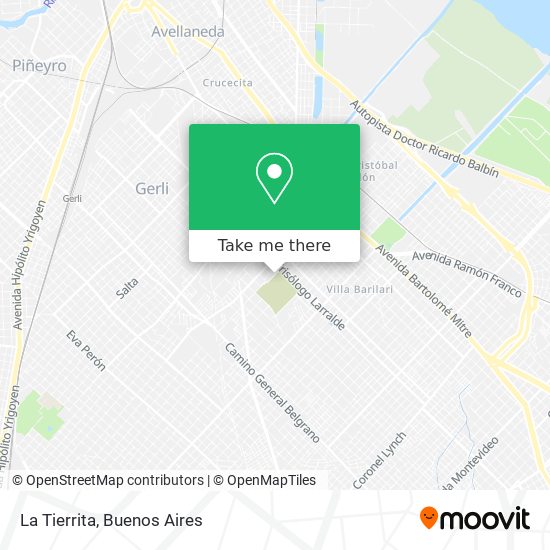 Mapa de La Tierrita
