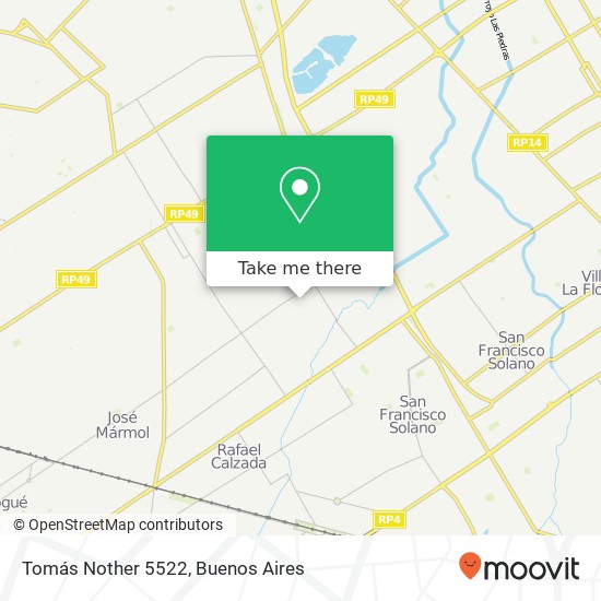 Tomás Nother 5522 map