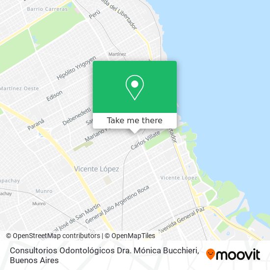 Consultorios Odontológicos Dra. Mónica Bucchieri map
