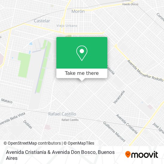 Avenida Cristianía & Avenida Don Bosco map