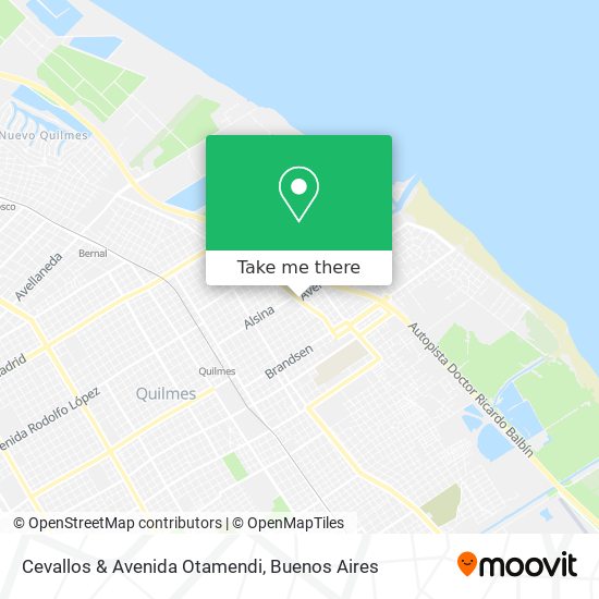 Mapa de Cevallos & Avenida Otamendi