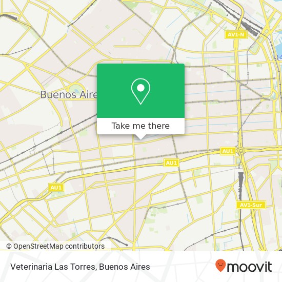 Veterinaria Las Torres map