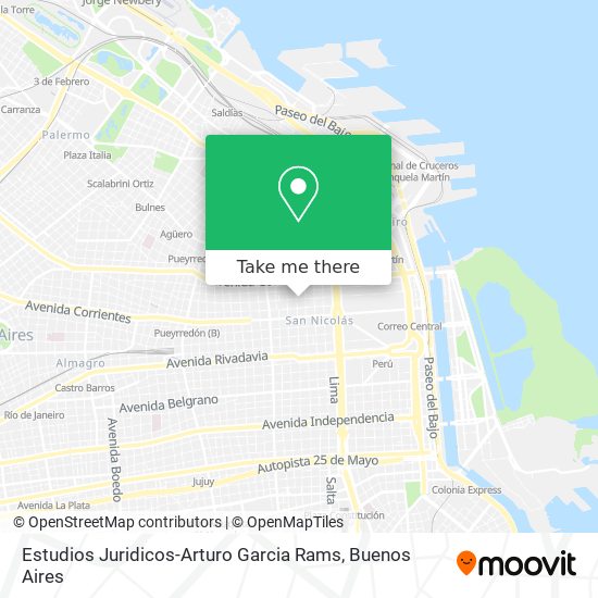 Estudios Juridicos-Arturo Garcia Rams map
