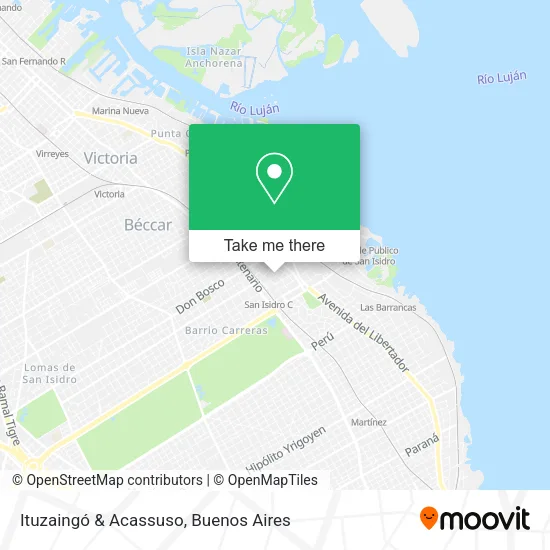 Mapa de Ituzaingó & Acassuso