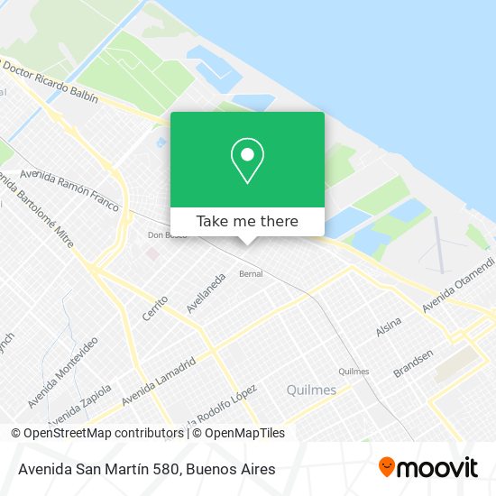 Avenida San Martín 580 map