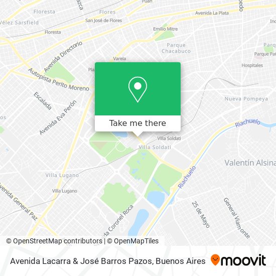 Avenida Lacarra & José Barros Pazos map