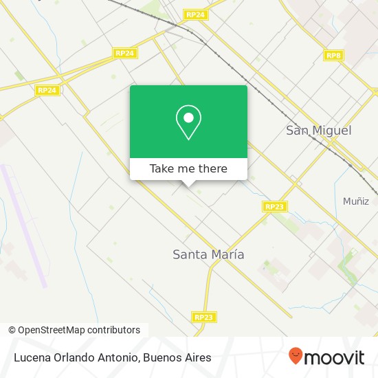 Lucena Orlando Antonio map