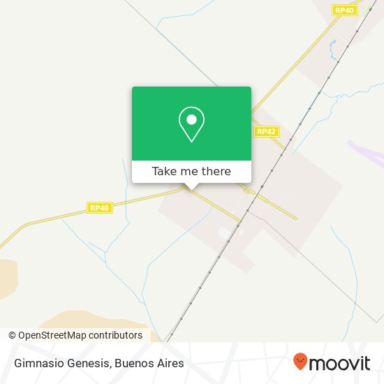 Gimnasio Genesis map