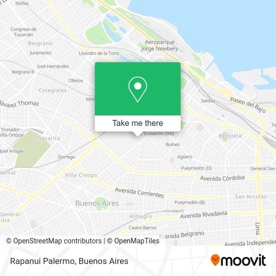 Rapanui Palermo map