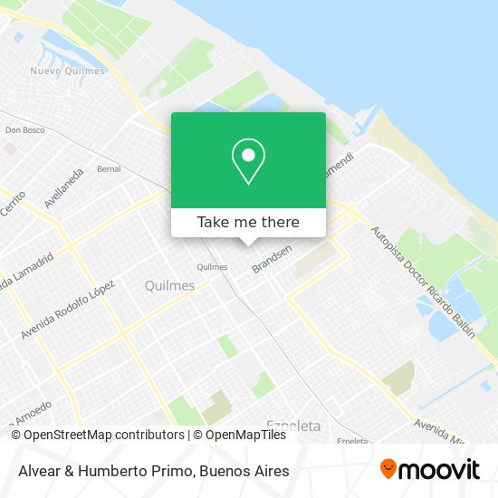 Alvear & Humberto Primo map