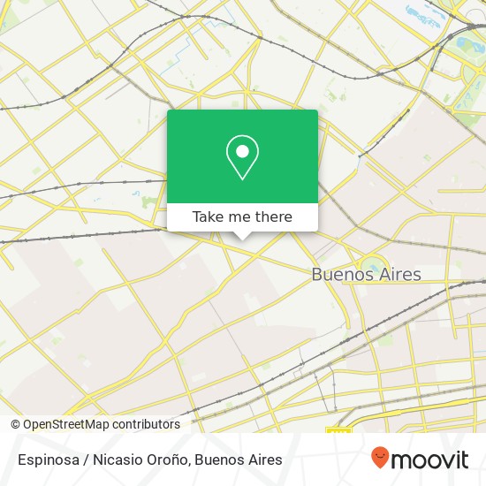 Espinosa / Nicasio Oroño map