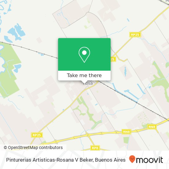 Pinturerias Artisticas-Rosana V Beker map