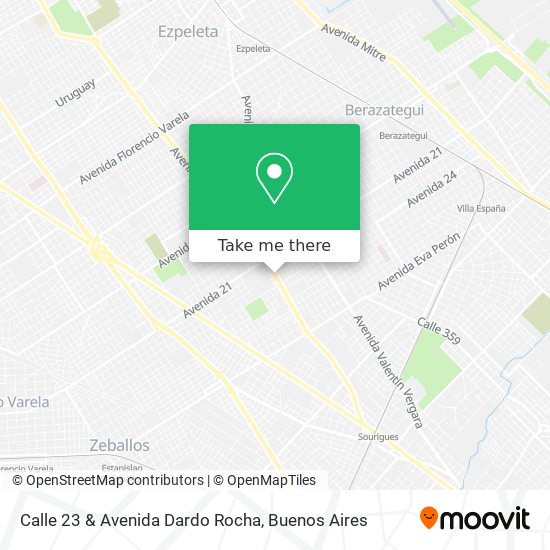 Calle 23 & Avenida Dardo Rocha map