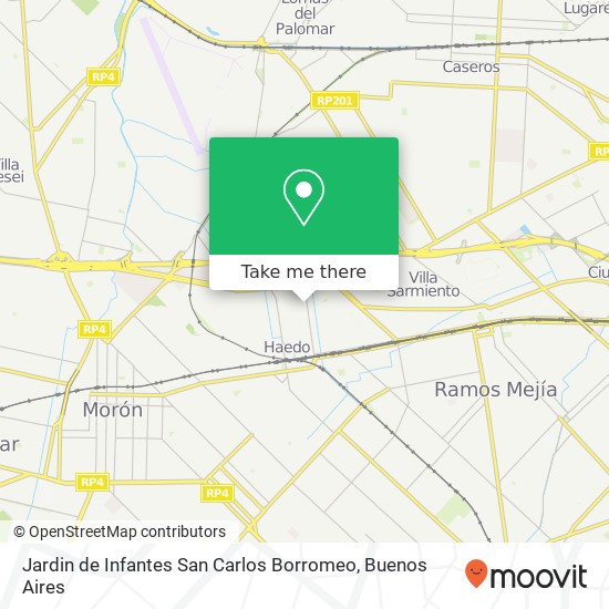 Jardin de Infantes San Carlos Borromeo map