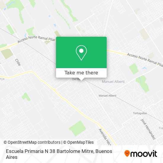 Escuela Primaria N 38 Bartolome Mitre map