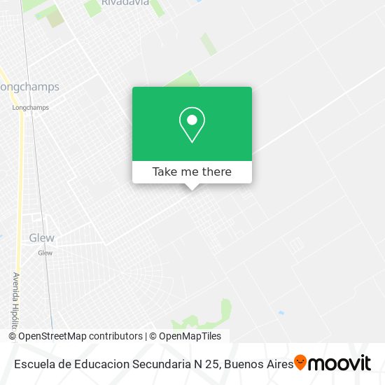 Escuela de Educacion Secundaria N 25 map