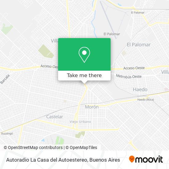 Autoradio La Casa del Autoestereo map