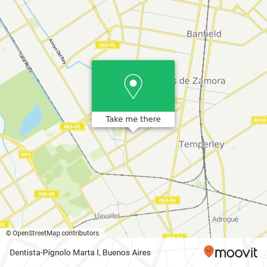 Mapa de Dentista-Pignolo Marta I