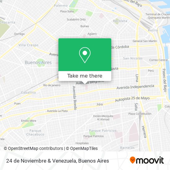 Mapa de 24 de Noviembre & Venezuela