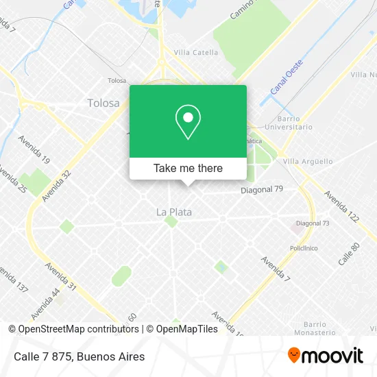 Calle 7 875 map
