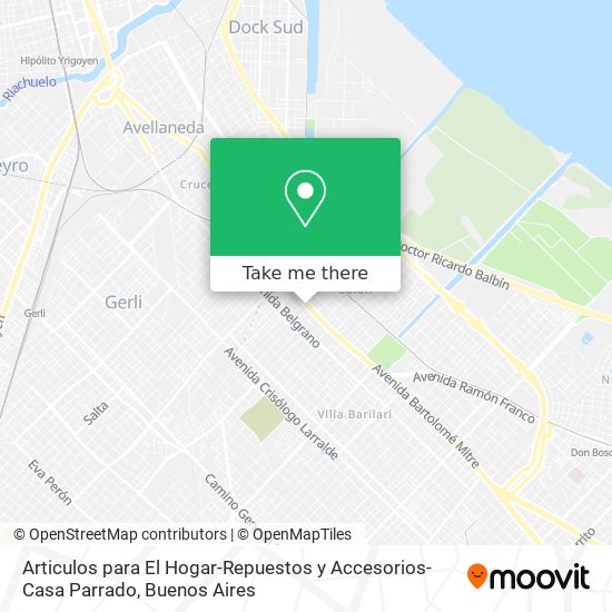 Articulos para El Hogar-Repuestos y Accesorios-Casa Parrado map