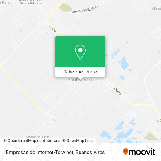 Empresas de Internet-Telwinet map