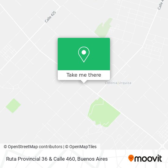 Mapa de Ruta Provincial 36 & Calle 460