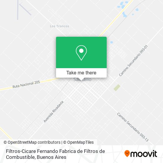 Filtros-Cicare Fernando Fabrica de Filtros de Combustible map