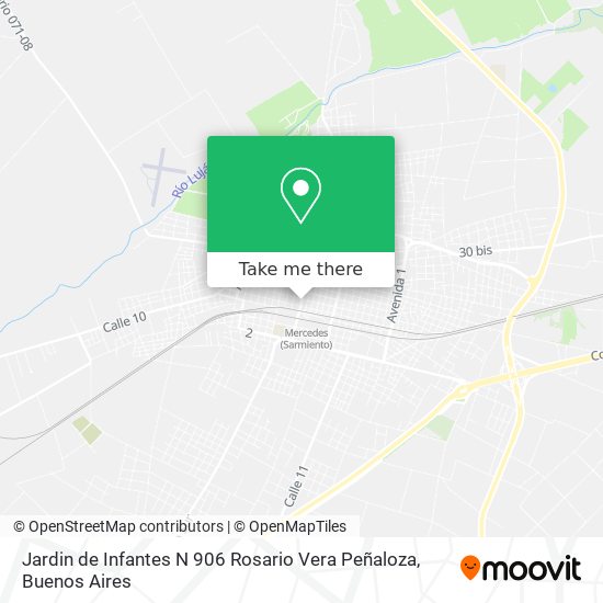 Mapa de Jardin de Infantes N 906 Rosario Vera Peñaloza