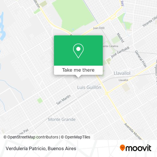 Verdulería Patricio map