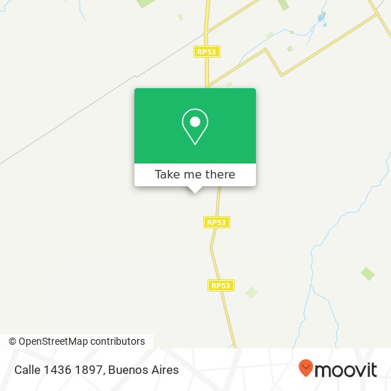 Calle 1436 1897 map